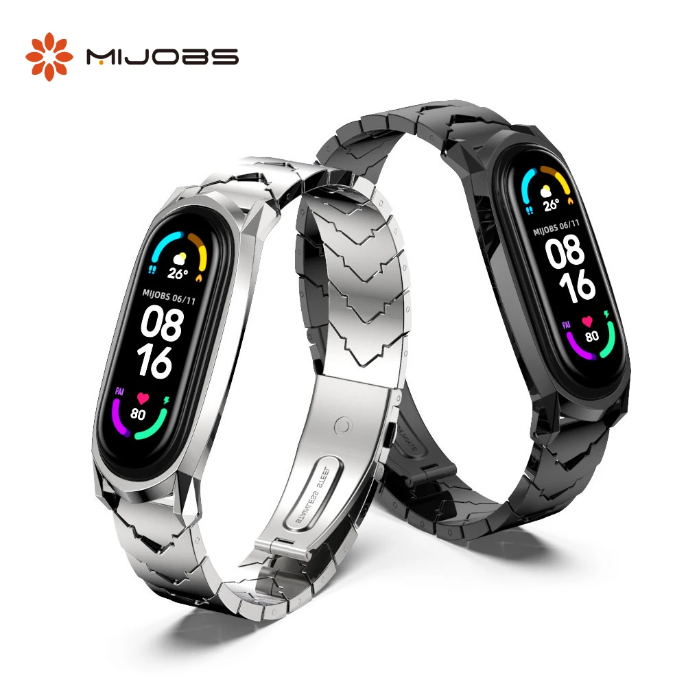 أساور معصم معدنية من الفولاذ المقاوم للصدأ ، حزام لسوار ميل 9 و 7 و 6 و 5 و 4 و 3 و 4 و 3 و 4