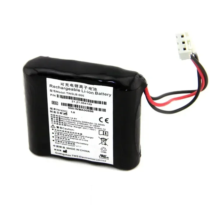 compatible for EDAN TWSLB-005 Model 14.8V 2200mah Rechargeable Battery Lithium