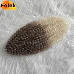 Crochet Hair Afro Curls Braiding Hair Extensions Synthetic African Braided Hair For Braids Kinky Curly Soft Ombre Pink Purple