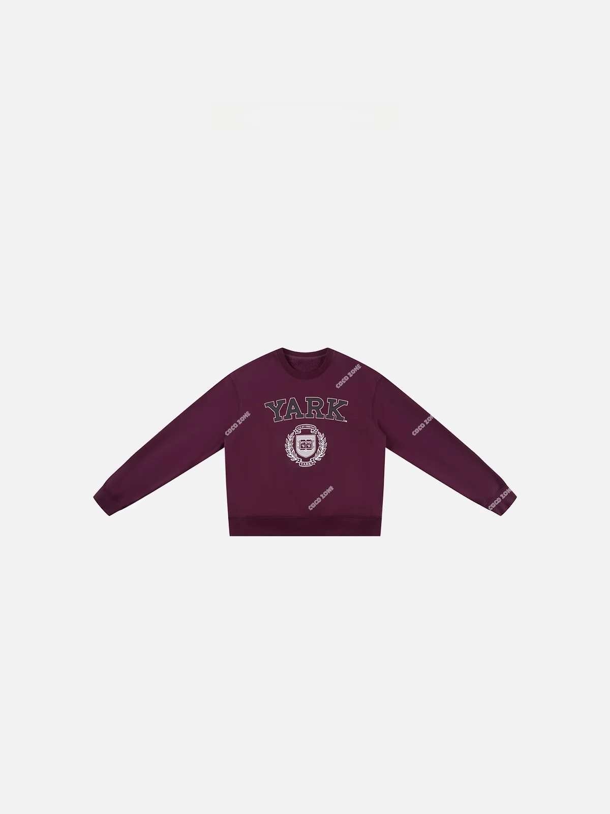

Retro Letter round Neck Sweatshirt Simple Long Sleeve Top CC1D2396 COCOZONE Comfortable Polyester Cotton Blend Commute Style