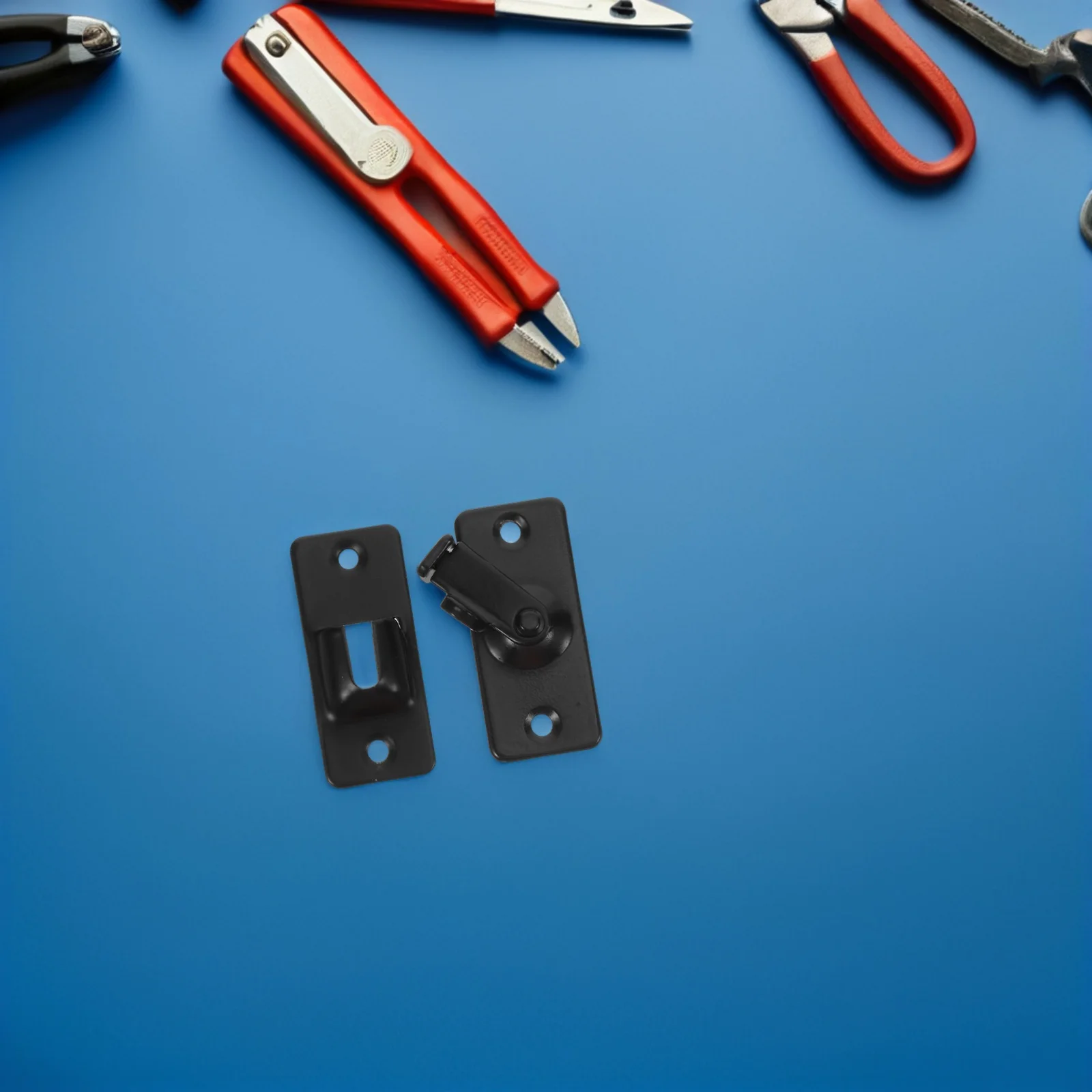 2er-Set Edelstahl-Türriegel, langlebig, verschiebbare Sicherheits-Fangplatte, Ersatz für Glasschiebetüren, Badezimmer, Scheune, Terrasse