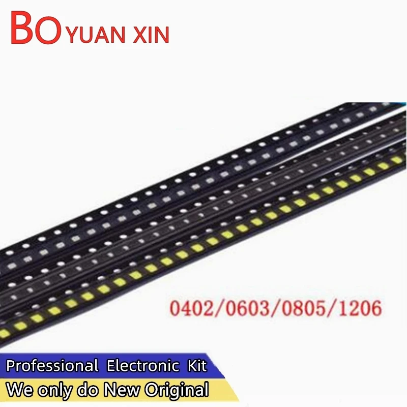 100PCS Super Bright 0402 0603 0805 1206 SMD LED Red/Green/Blue/Yellow/White/Warm white LED Diode Light Beads