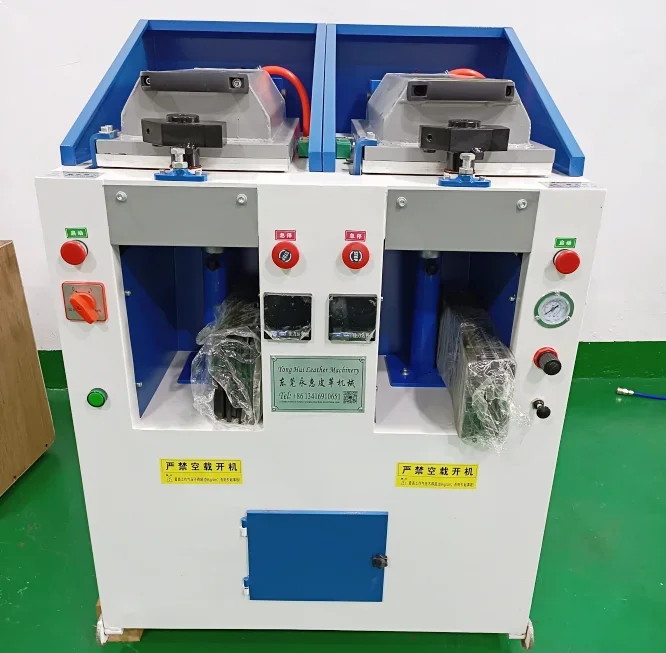 shoe making automatic footwear sole attaching pressing machine pneumatic double head shoe sole press machine