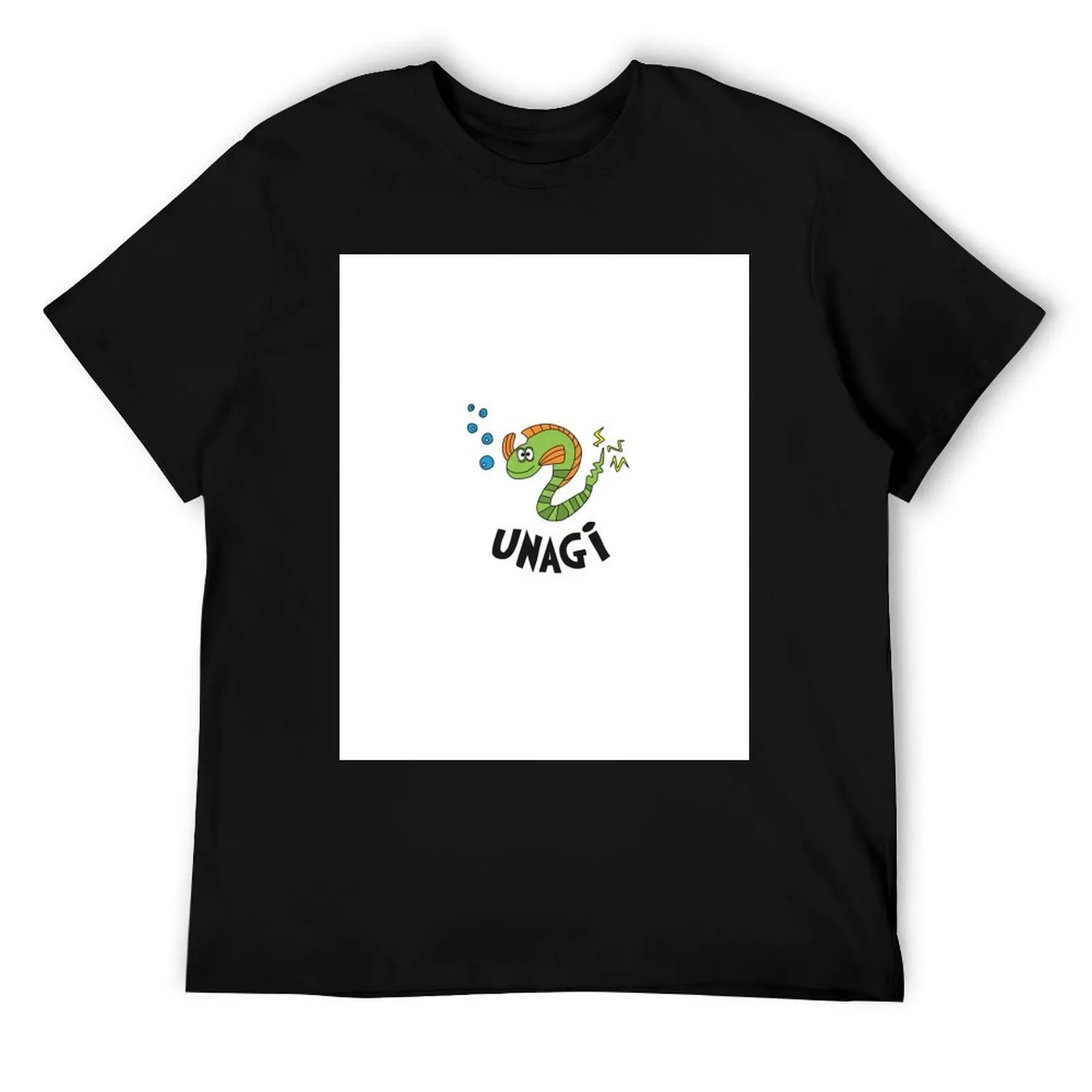 

Unagi T-Shirt t shirts for man graphic funny t shirts for man pack cotton t shirt men 100% cotton luxury brand T-Shirt