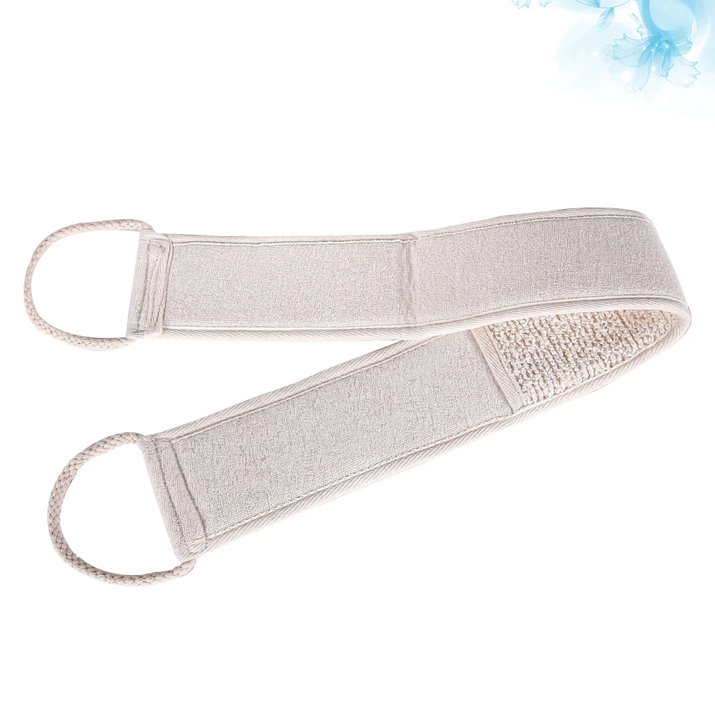 

Back-pulling Bath Towel Long Strip Shape Premium Material Daily Deep Cleaning Body Pores Skin Back Neck Shoulders