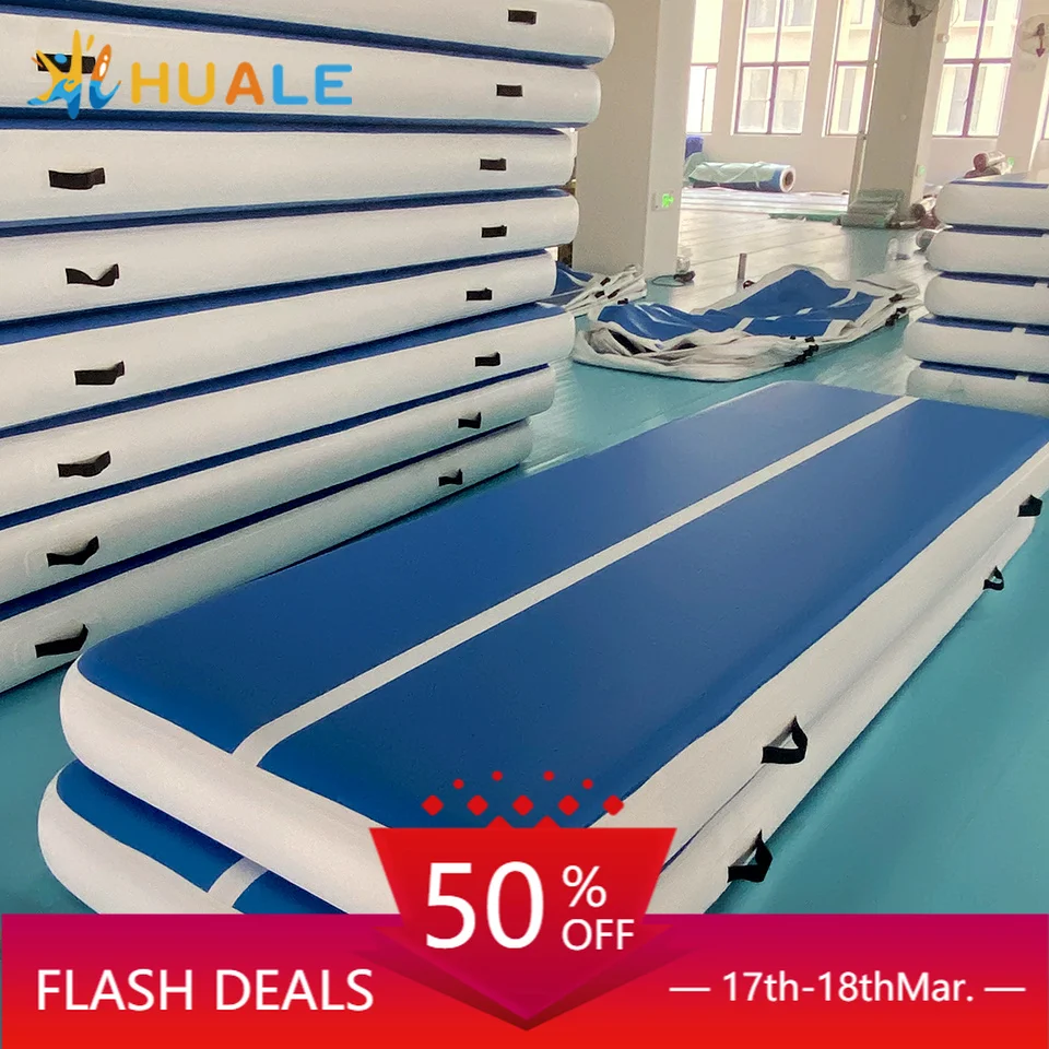 Factory Custom Size 60010010cm Waterproof PVC Inflatable Air Track For Gymnastics Practice Sessions
