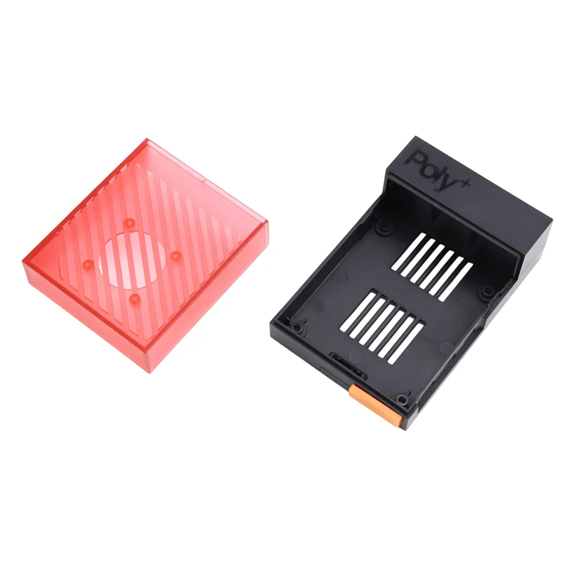 

Чехол для Raspberry Pi 5 Argon Poly+ 5, улучшенная защита, прочный дизайн, простая сборка, идеально подходит, красный-AU47