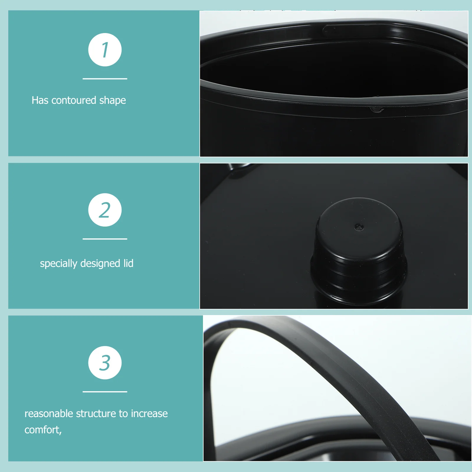 Рисунок 1 - DINHEAROM 5л камерный горшок с крышкой