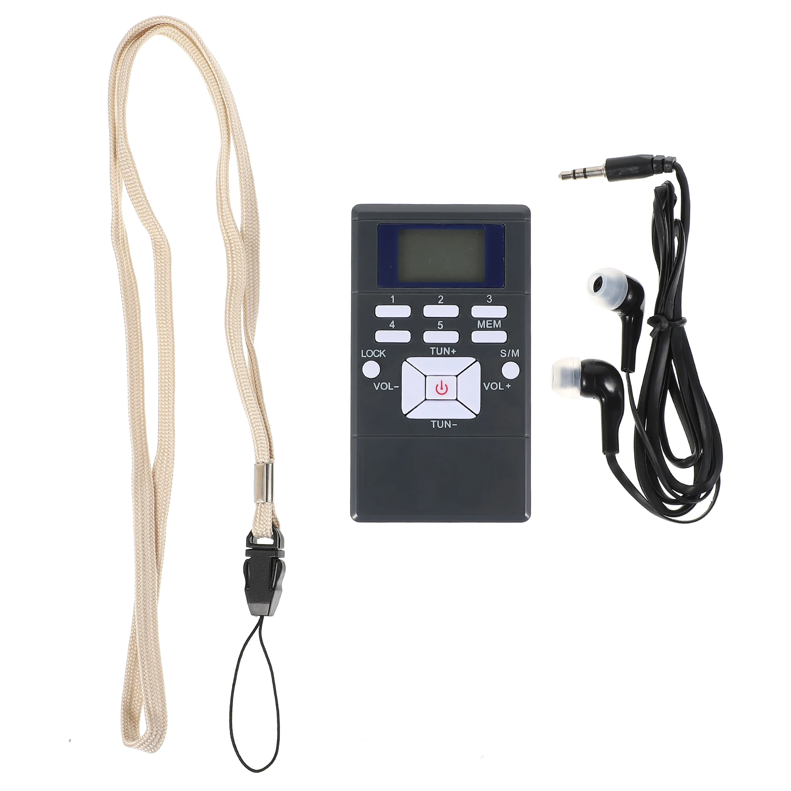 

Mini ABS Plastic Dual Channel Single Band Portable High Quality LCD Display Symbol 31 Level Volume Pocket Size
