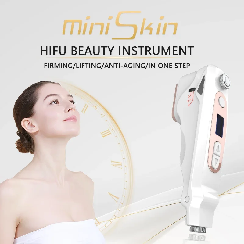 

New Professional Mini Hifu Facial Rejuvenation Anti Aging Wrinkle Beauty Machine Ultrasonic Skin Care SPA Salon Home Use Device