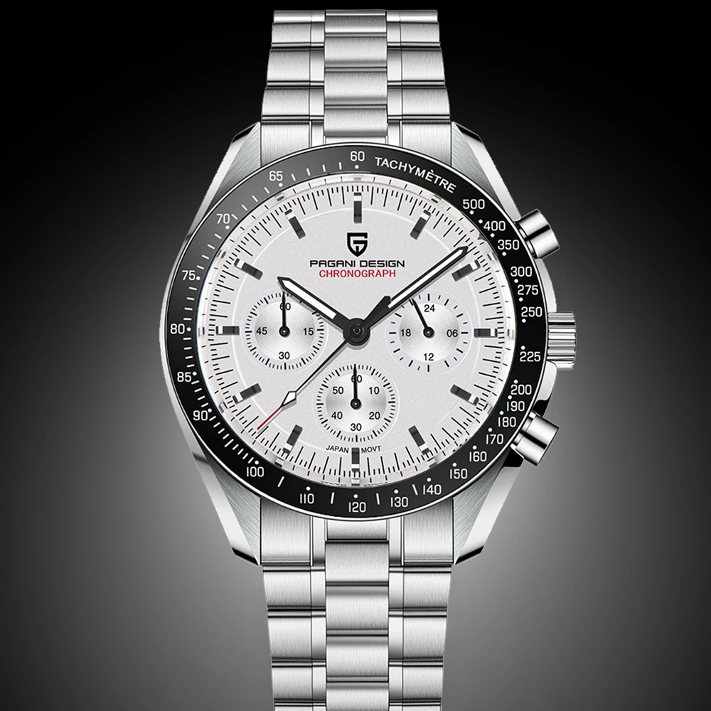 

New PAGANI DESIGN Men's Watches Luxury Quartz Watch Men Sports AR Sapphire glass 100M Waterproof Luminous Speed Chronograph 2026