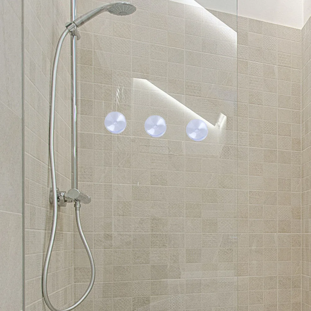 

24pcs Silicone Suction Cup Pads Double Sided Anti Slip Spacers Clear Glass Table Bumpers Transparent Holders For Home Decoration