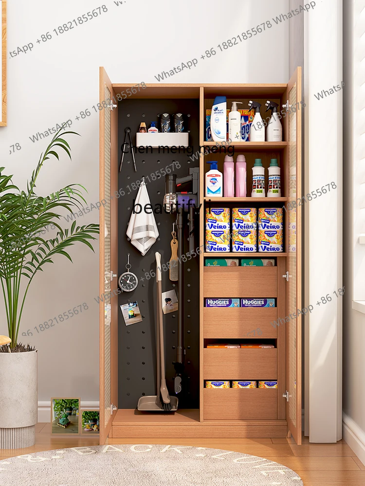 X Housekeeping Cabinet Sundries Cabinet Balcony Storage   Household Cleaning Cabinet Storage Sweeping Robot