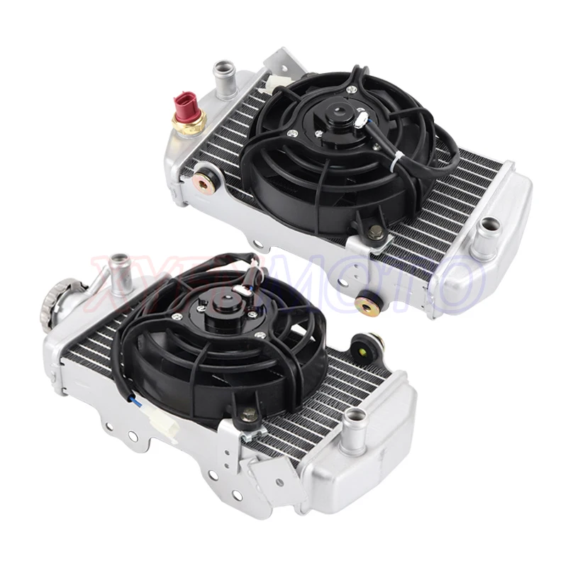 

Zongshen 4 valve NC250 water cooled 250cc engine radiator xmotos apollo water box with fan accessories For KAYO BSE motorcycle