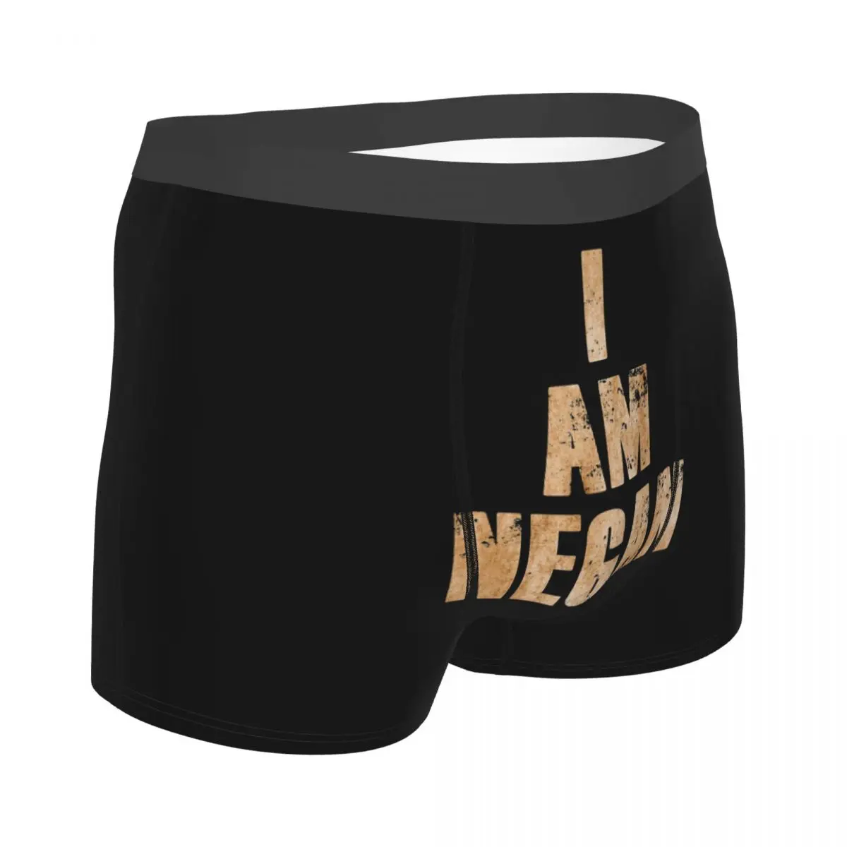 I Am Negan The Walking Dead Underpants Homme Panties Male Underwear Ventilate