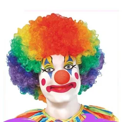 2024 New Funny Joker Wig Explosive Head Clown Fan Party Halloween Ball Party Dressing Supplies Holiday Colorful Wig Headwear