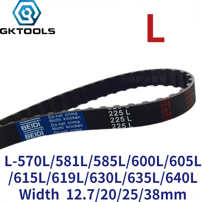 

GKTOOLS 570/ 581/585/600/605/615/619/630/635/640L Timing Belt Width 13/20/25/38mm Perimeter 1447.8/1485.9/1524/1562.1/1600.2/mm