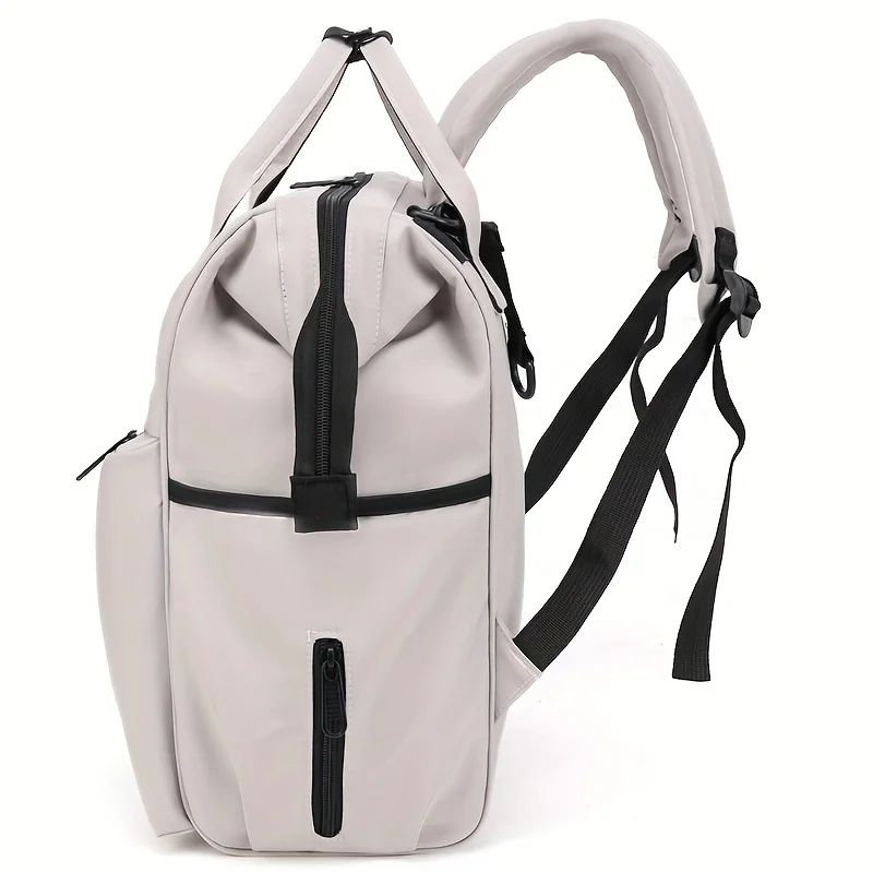 حقيبة ظهر للأم متعددة الوظائف، كبيرة وأنيقة. هدية مثالية لعيد الهالوين وعيد الشكر وعيد الميلاد! تسوق الآن. #4