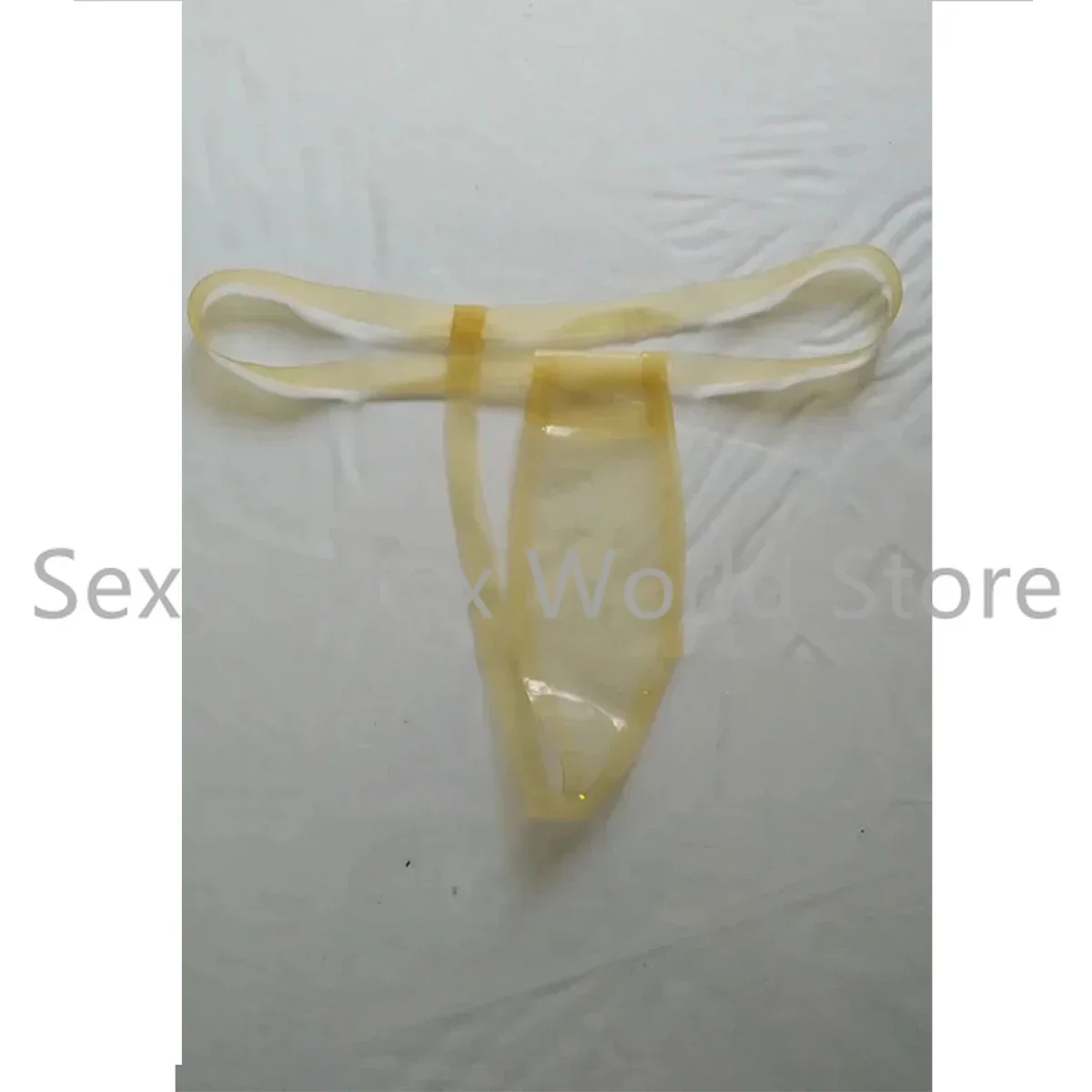 Sexy Transparent Latex T-back Thong Underwear Rubber Briefs