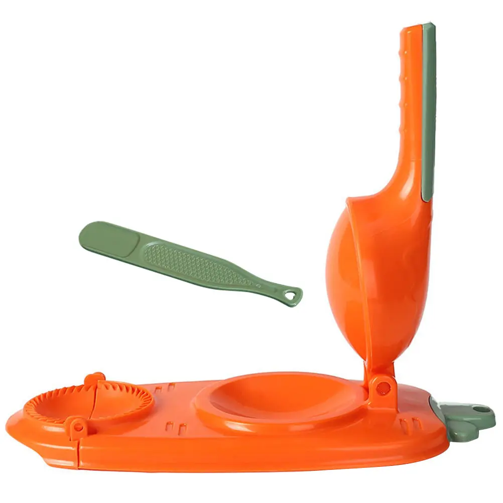2 in 1 Dumpling Skin Maker Presser Double End Dumpling Wrapping Tool Ergonomic Handle Easy Clean Smooth Surface Kitchen Gadget