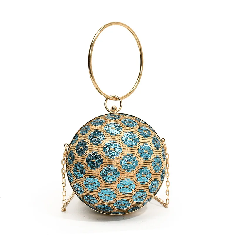 

Round Handbag Unusual Party Mini Small Bags Fashion Luxury Shoulder Bag Woman