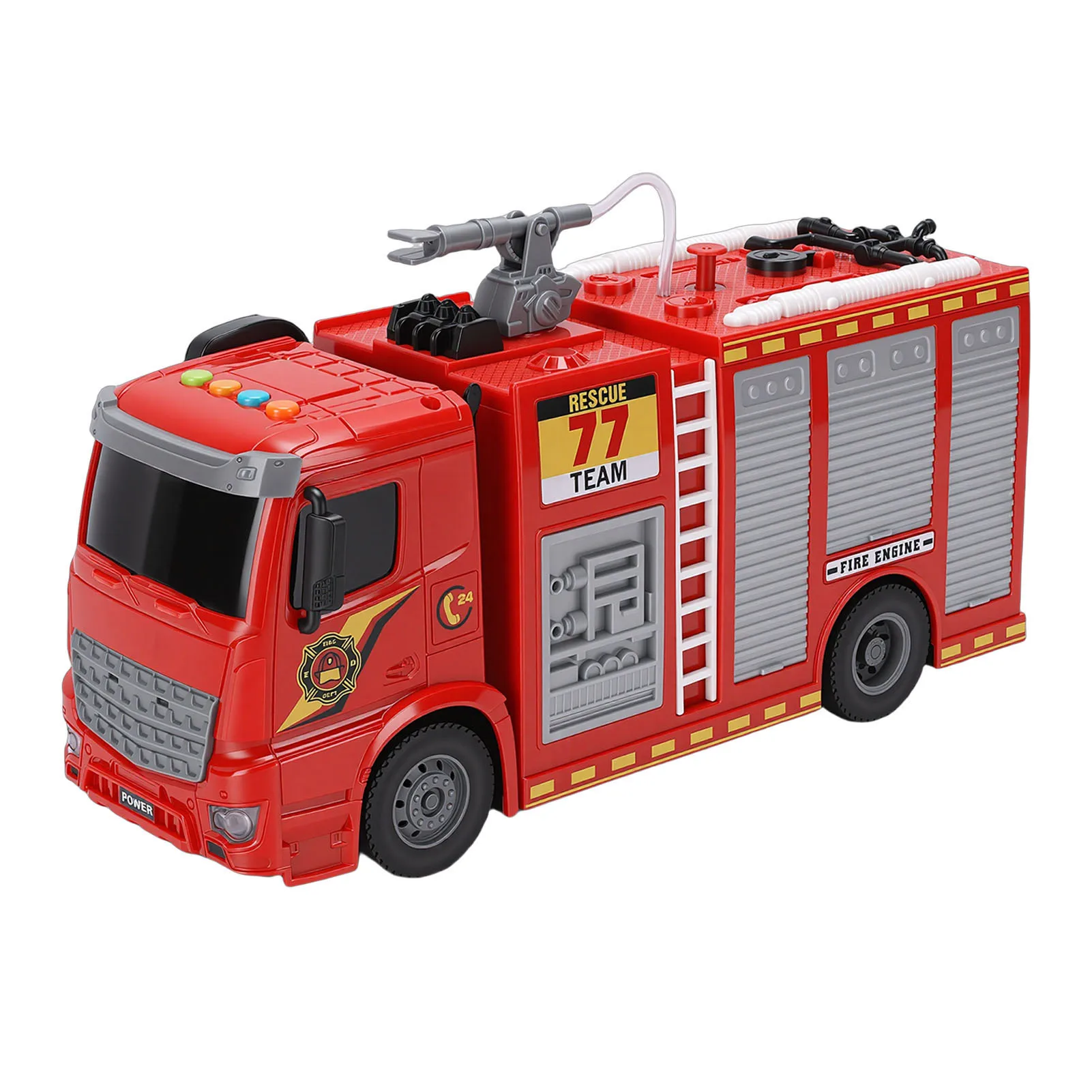 

Детская инерционная машинка-пожарная машина с музыкой и светом, имитация строительной техники для мальчиков