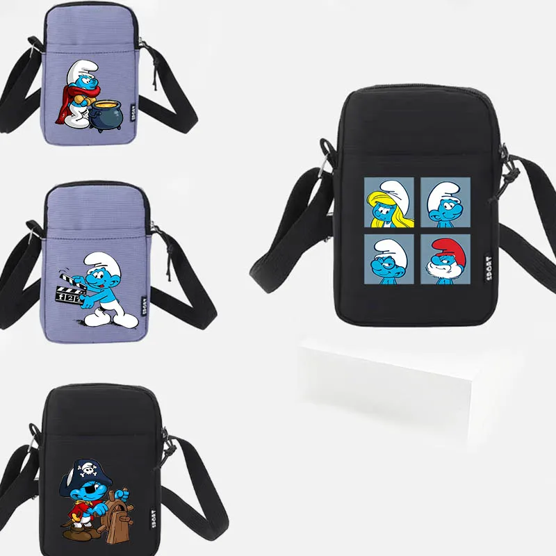 

Kawaii Smurfsed New Fashion Mobile Phone Bag Women's Bag All-match Mini Causal Crossbody Bag Hanging Coin Purse Women Handbag