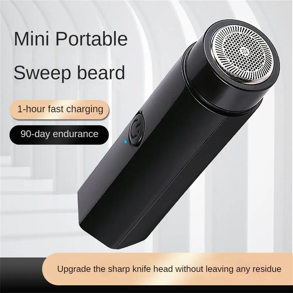 Electric Shaver Men Travel Mini Steel Cannon Shaving Shaver Portable Electric Shavers Sharp Razor Compact Convenient Hot Selling