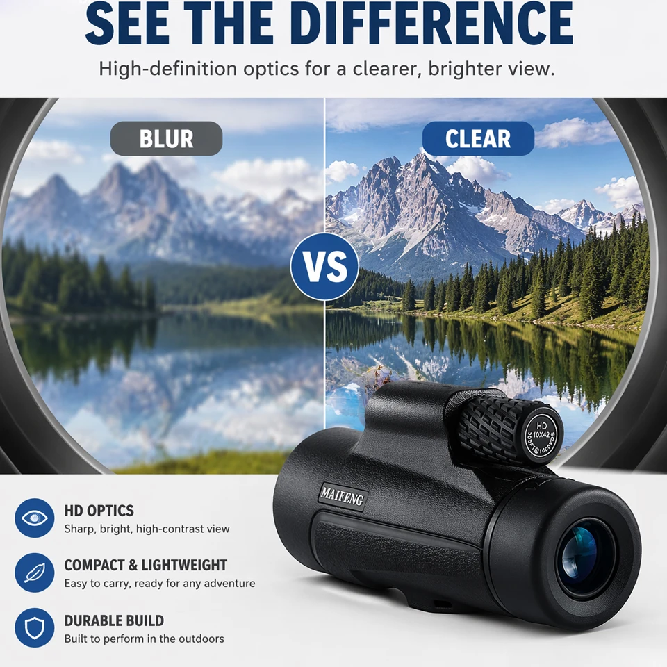 Nuovo Telescopio Monoculare 10 - Home Cinema Center recensione e prezzo