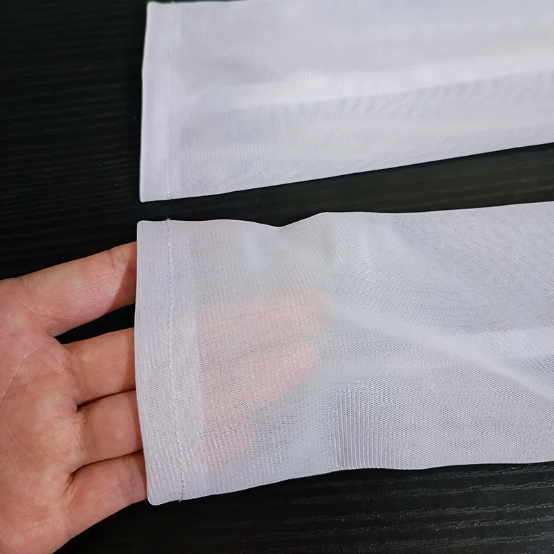 Gants de fête en dentelle, 1 paire, Sexy, sans doigts, maille transparente fine, manches de bras, Cosplay, dîner, danse, crochet, mitaines à doigts