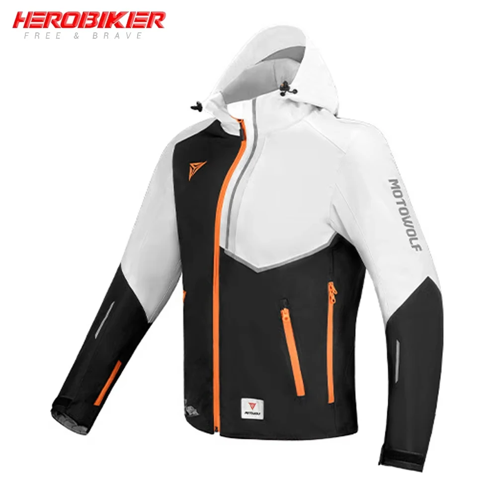 Motorcycle Riding Jacket Reflective Anti Fall Motocross Jacket Men Motorcycle Windbreaker Winter Warm Cycling Clothing