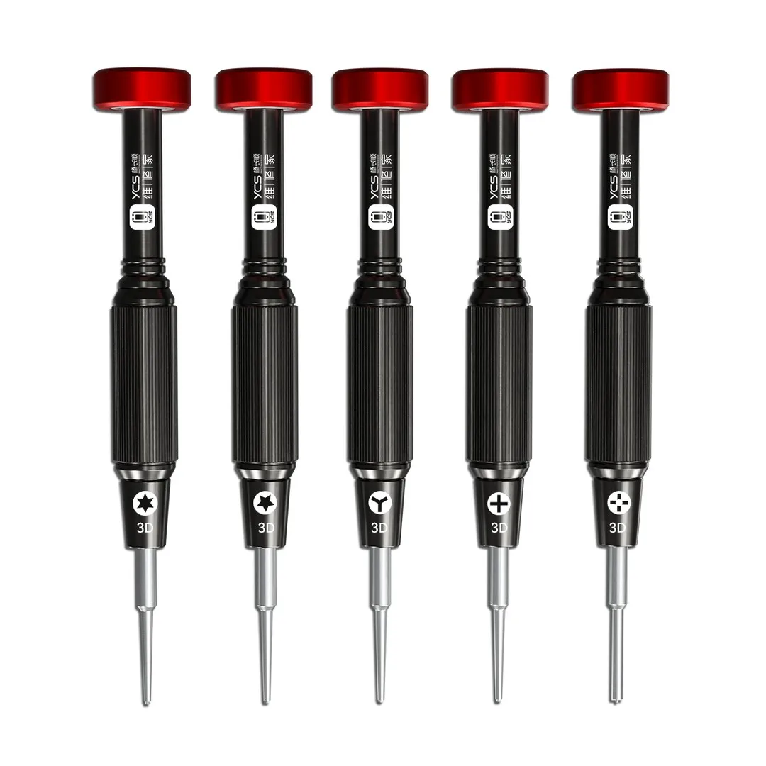 YCS-T05 3D Screwdriver Special Hard Screwdriver Head Precision Non-polar Bearings for Mobile Phone Maintenance Anti Slip Teeth