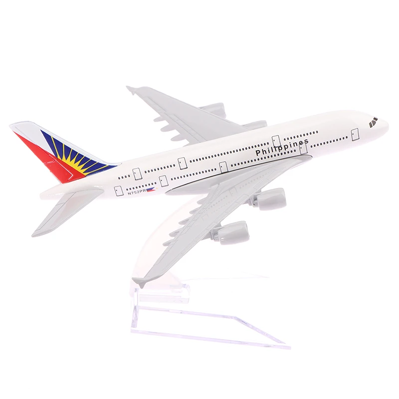 

16/20cm 1:400 A380 Philippine Airlines Plane Model Simulation Aircraft Model Aviation Model Aircraft Kits for Collection