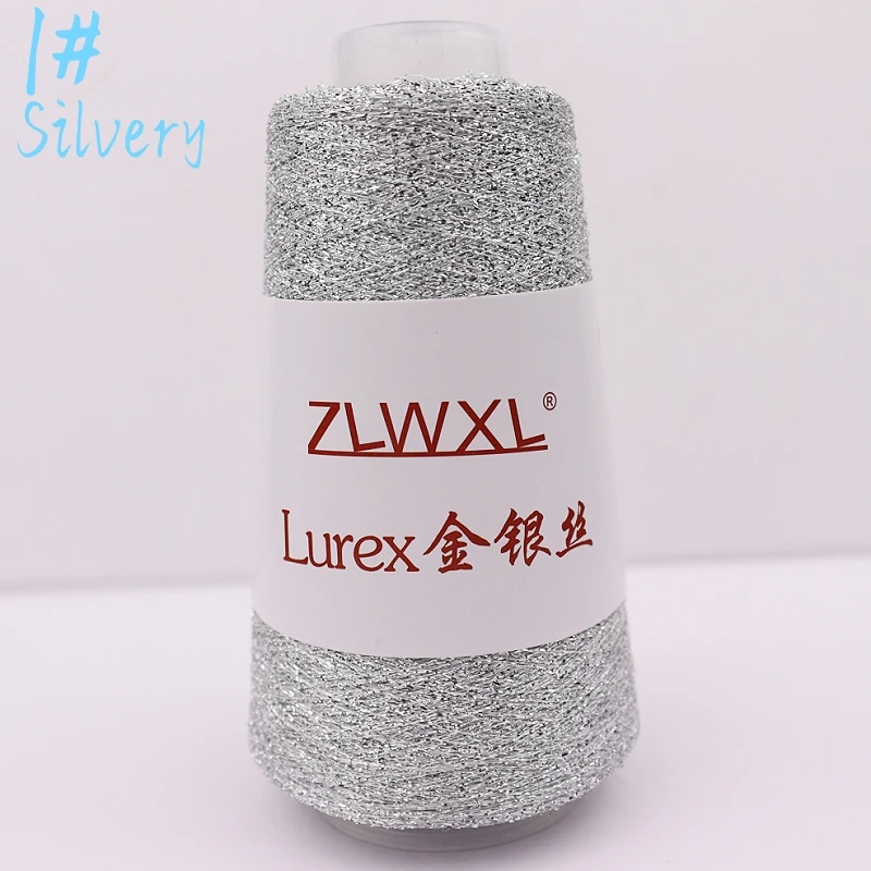 88 Color 50g  4000M Gold Silver knitting Lurex Matching yarn wool DIY For Knitting Wool Sweater Scarf Hat пряжа  view 5