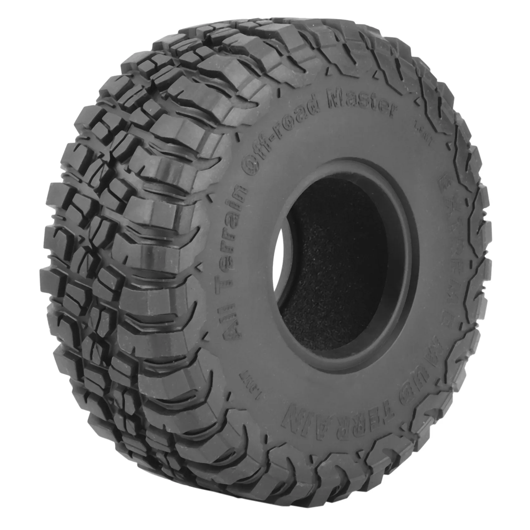 A71Z 4個 120MM 1.9ゴムタイヤ ホイールタイヤ 1/10 RCクローラーカー Axial SCX10 90046 AXI03007 Traxxas TRX4 D90 TF2 CC01用