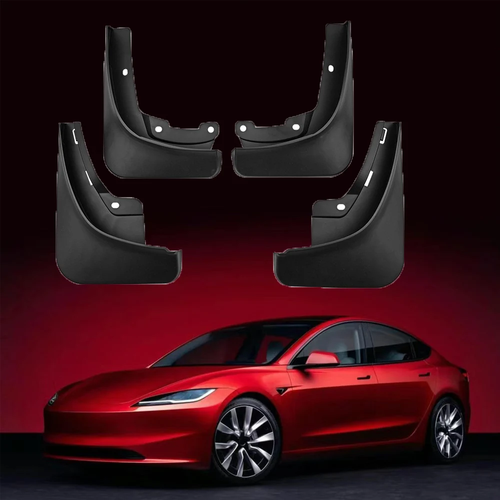 

For Tesla Model 3 2023- Mud Flaps Splash Guard Mudguards MudFlaps Front Rear Fender Auto Styline Car Accessories