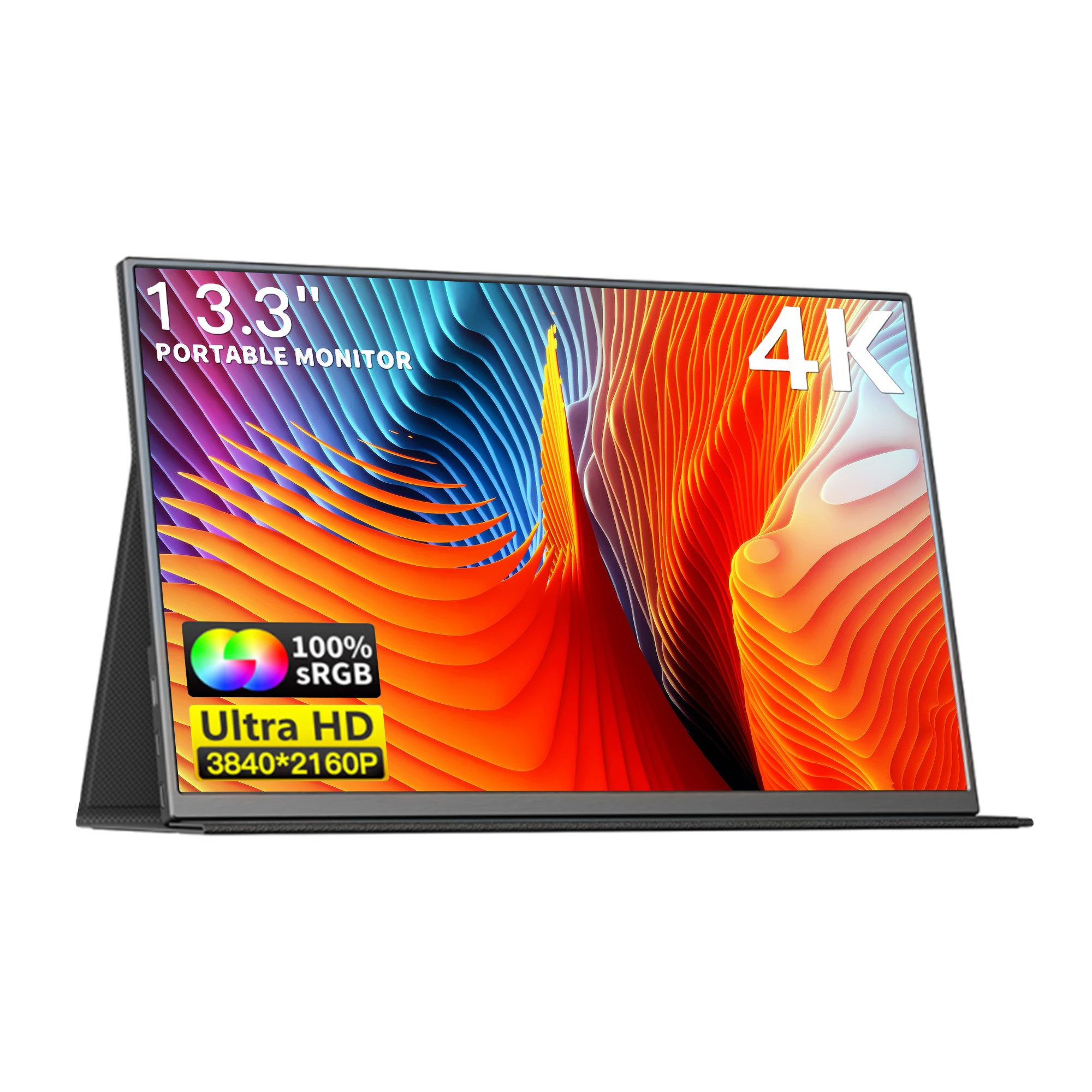 Pantalla táctil 4K UHD para ordenador portátil, Monitor de 13,3 pulgadas, IPS, 100%, SRGB, HDR, gran oferta