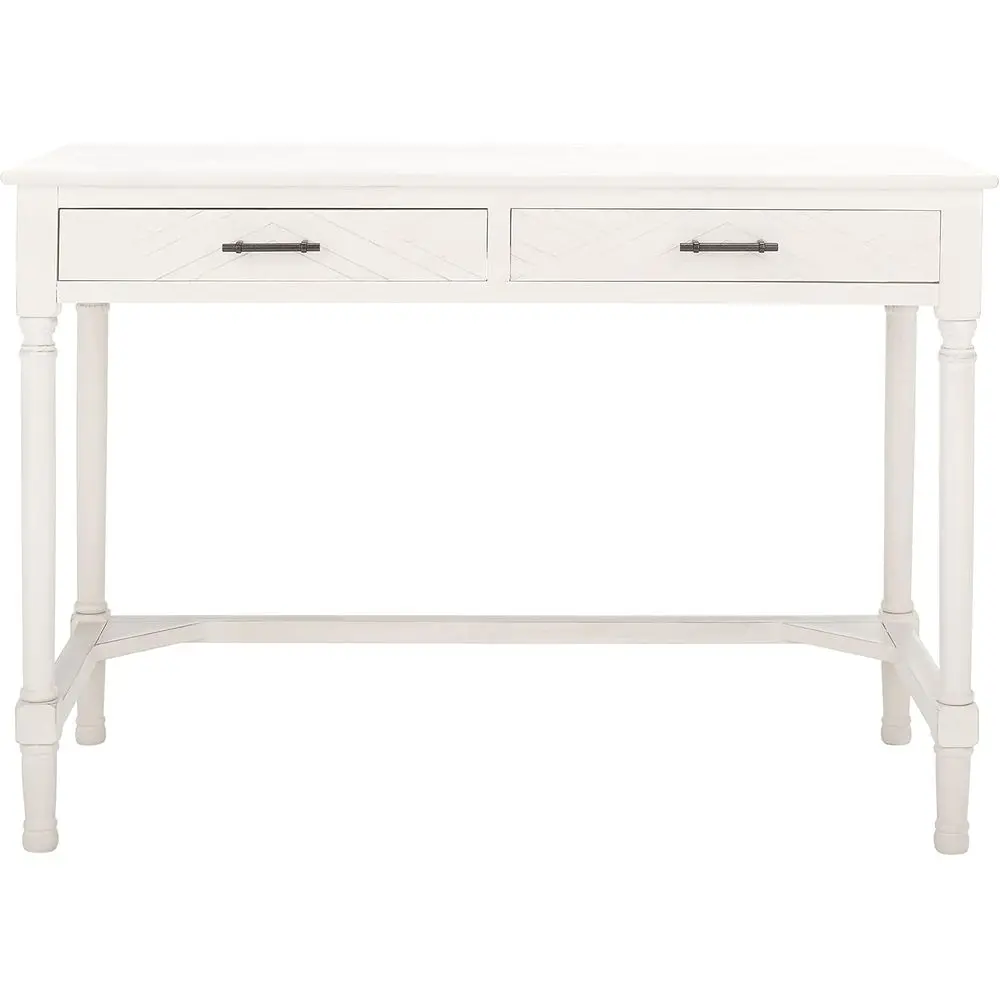 

Collection District White 2-Drawer Computer Table Office Desk Table