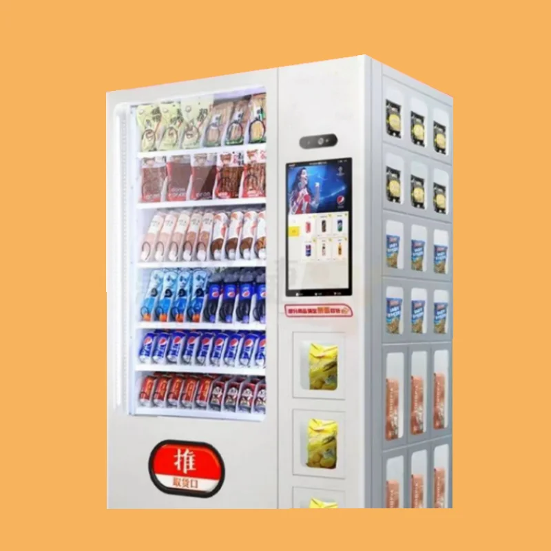 

Commerical Automatic Drink and Snack Vendor Machine High Quality Touch Screen Vending Machine For Sale