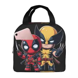 Claws & Chimichangas The Unlikely Bffs Leakproof Insulated Portable Fashion Disney Marvel Deadpool And Wolverine Lunch Bags