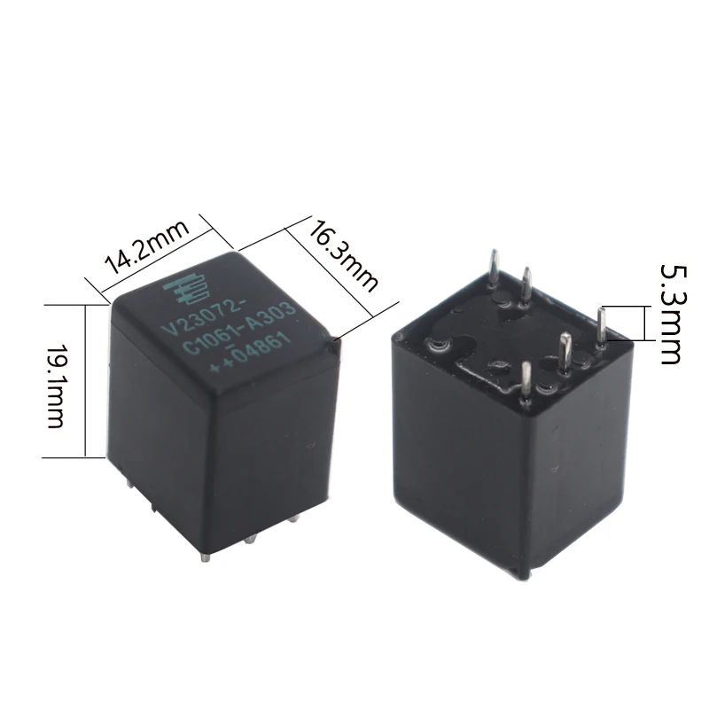 【5-1PCS】V23072-C1061-A303 12VDC 5PIN automotive central control turn signal indicator relay