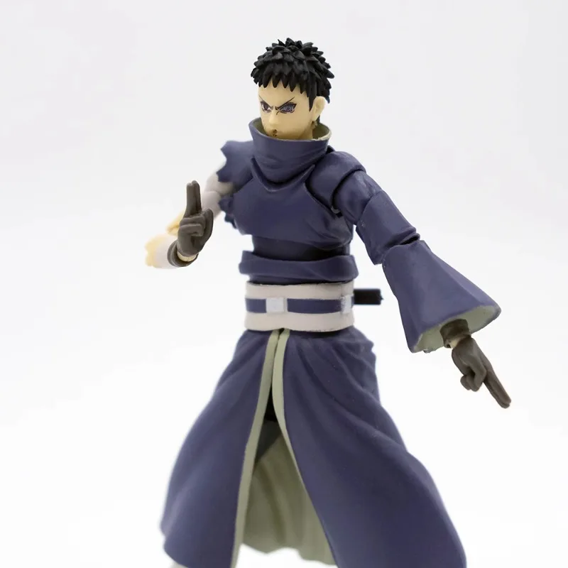 

Naruto SHF Uchiha Obito Shocking Standing Giant Wave Shape Double Headed Movable Animation Peripheral Trendy Ornament Model