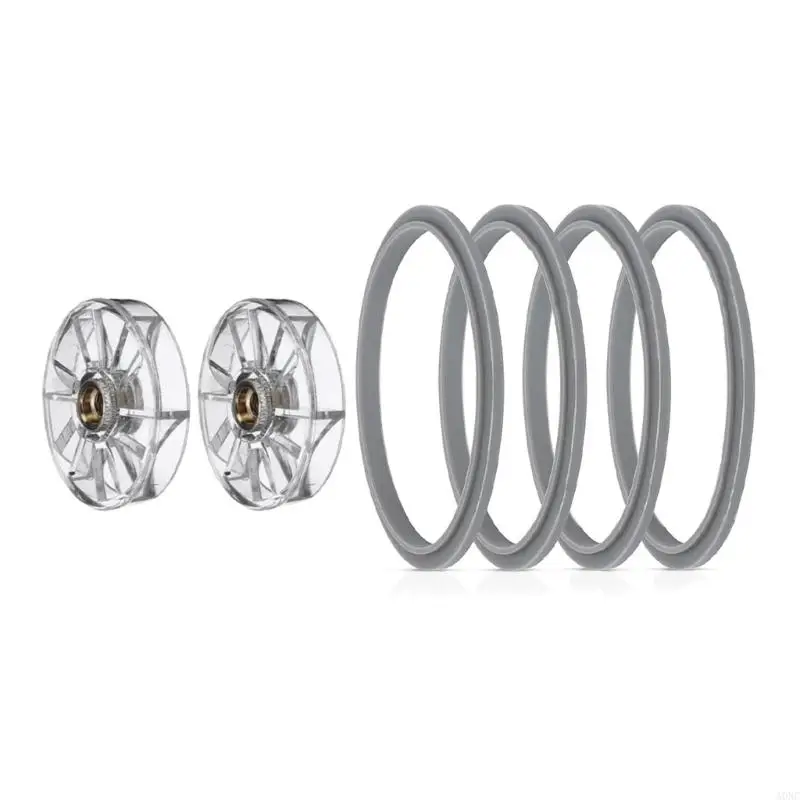

A0NC 6pcs соковыжималки запечатывают кольца и прозрачные колеса.