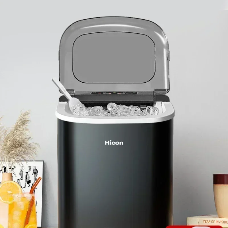 Small Ice Maker. 15kg. Smart Mini. Automatic. Round Ice. Easy Ice Making. Cool Summer. Home Appliance.