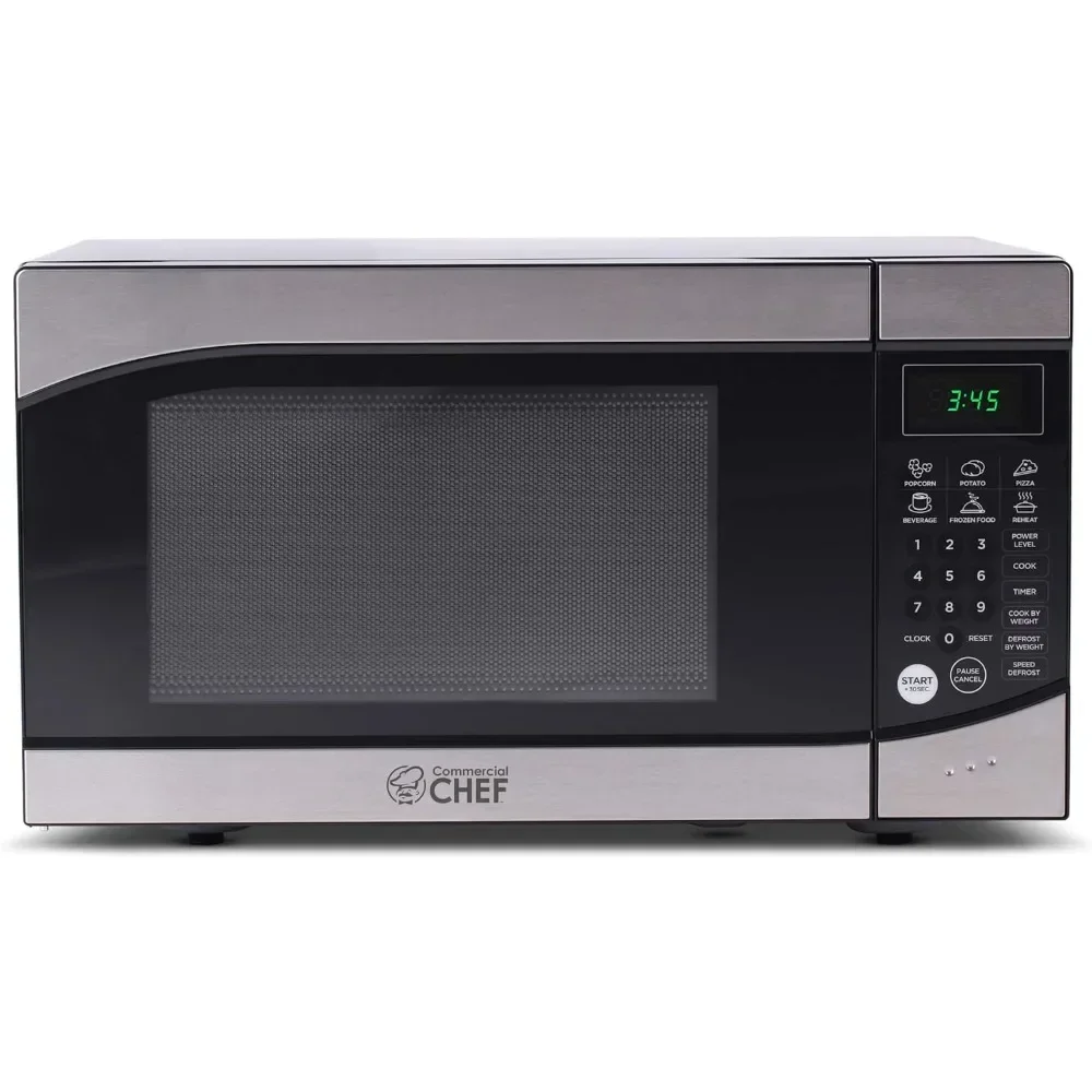 

L0.9 Cu Ft Microwave With 10 Power Levels, Push Button And Child Lock, 900-Watt Microwave, Countertop Microwave With Timer