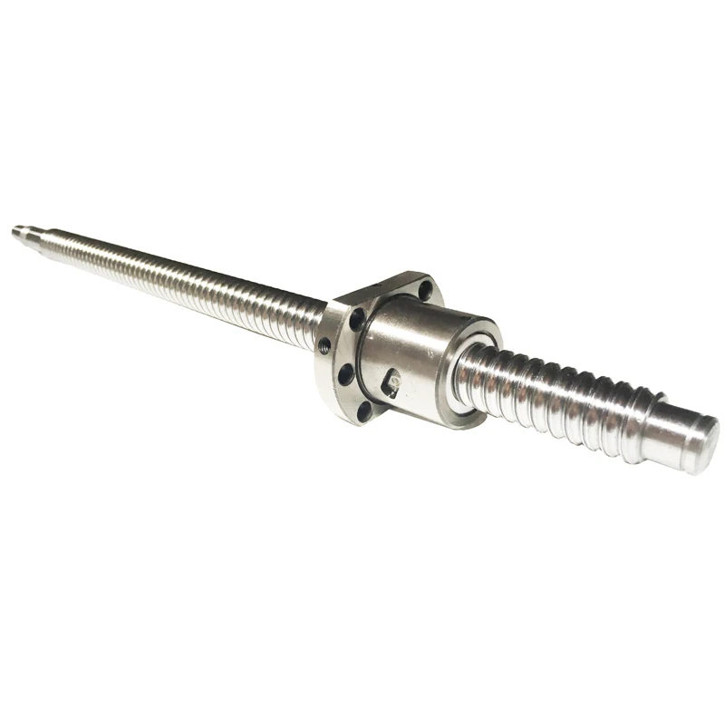 1Pc 20mm Ball Screw Rolled C7 Ballscrew 2005 SFU2005 750mm BK15 BF15 End Processing+1  SFU2005 METAL DEFLECTOR Ballscrew Nut