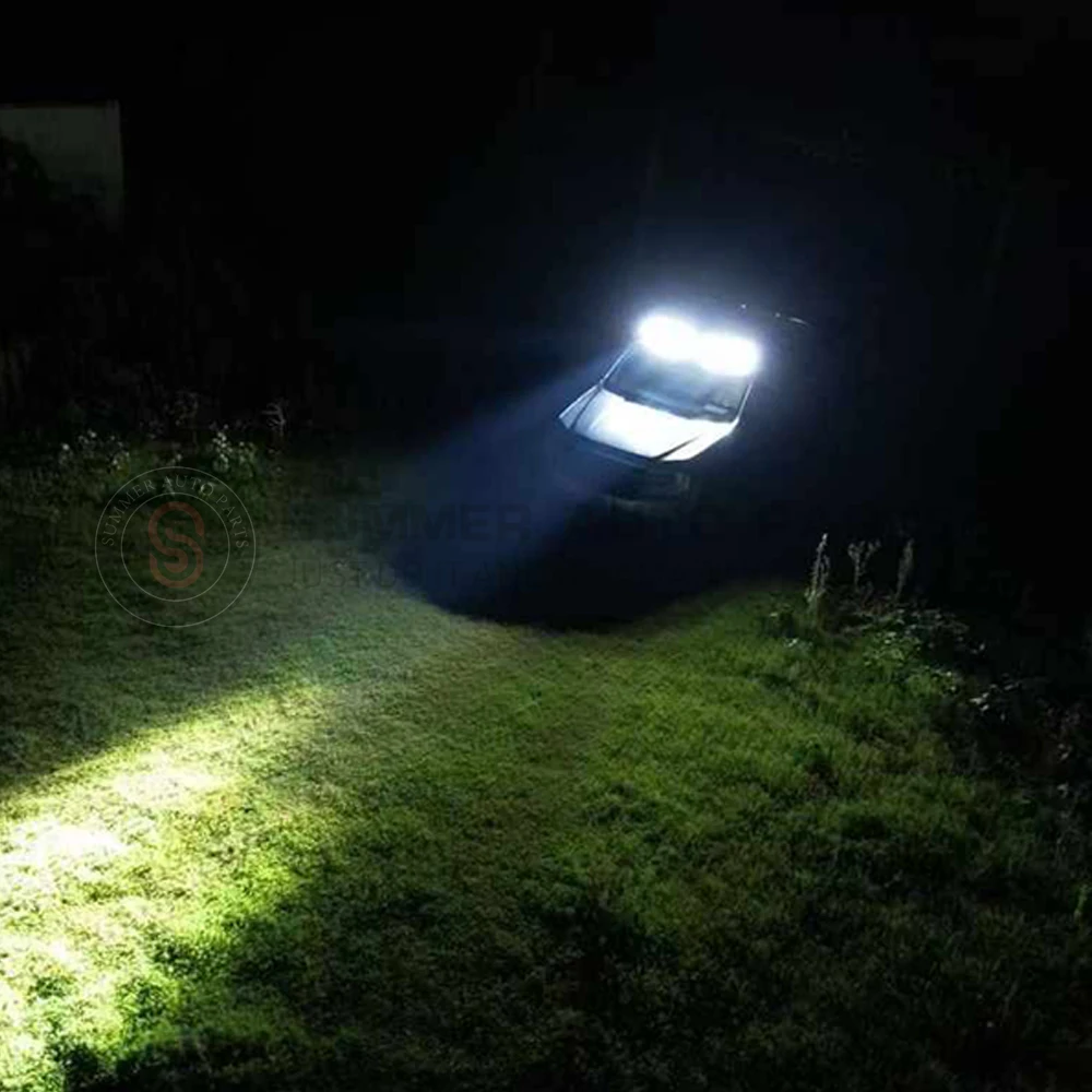 أنظمة إضاءة السيارات على الطرق الوعرة Abs الجبهة العلوي ضوء بار Led 4 عدسة ضوء السقف لرينجر مافريك F150