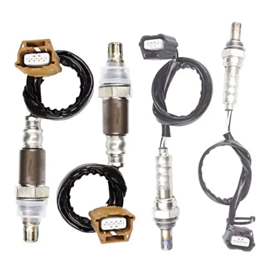 4PCS Oxygen O2 Sensor Upstream Downstream for 2012-2015 Nissan Quest 3.5L Pathfinder 3.5L Automotive Engine Sensor Replacement