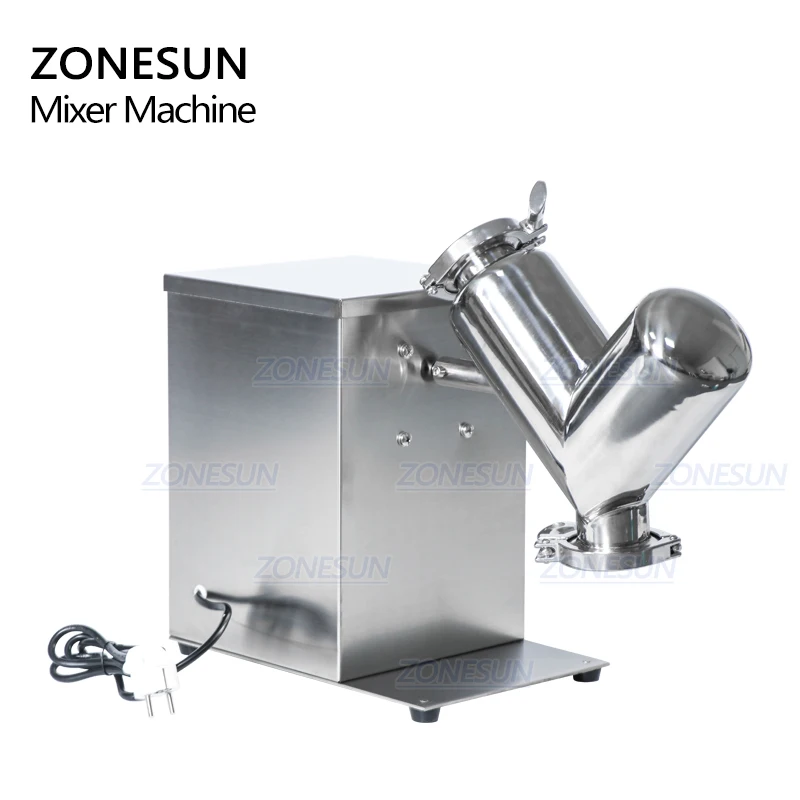 ZONESUN impastatrice di polvere secca miscelatore di polvere inossidabili frullatore casa macchina di miscelazione grano caramella compressa vitamina