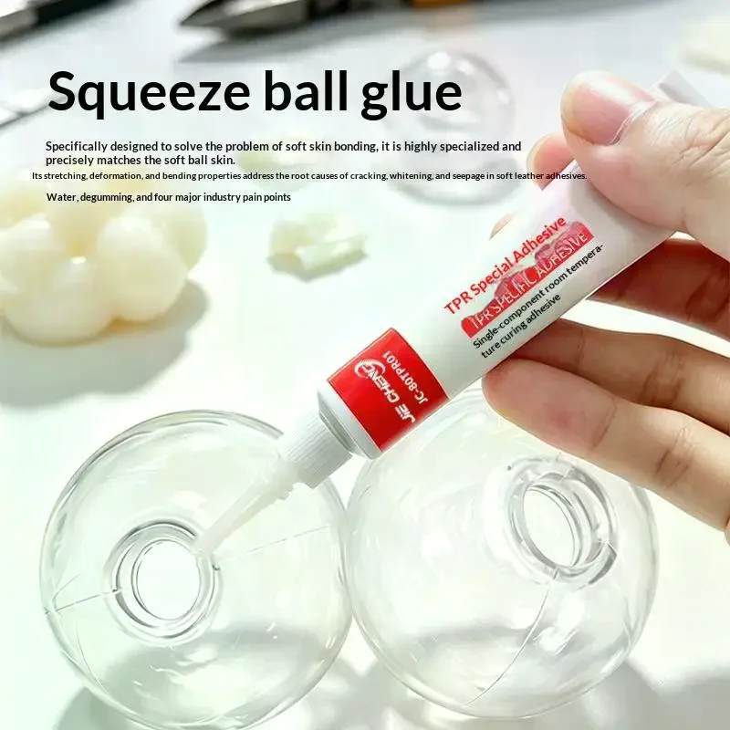5/10ml TPR Glue For Squeeze Toys Room Temperature Curing Adhesive For Stress Ball Repairs DIY Handcraft Studio